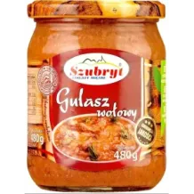 Gulasz wołowy - Danie gotowe w słoiku, bez konserwantów i aż 51% mięsa 75100