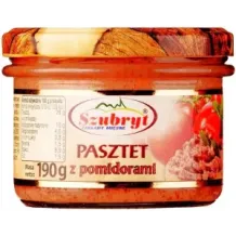 PASZTET Z POMIDORAMI 190g Szubryt !Jakość Premium! 71218