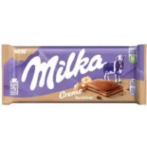 Czekolada Milka mleczna hazelnut creme krem orzechowy laskowy 85 g 13188