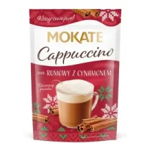 Zimowa Świąteczna Kawa Cappuccino o smaku Rumowym z Cynamonem 110 g Mokate 81765