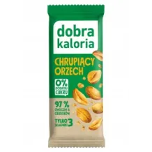 Fit Zdrowy Baton Chrupiący Orzech Daktyle Bez Cukru VEGE Dobra Kaloriah 35g 2008