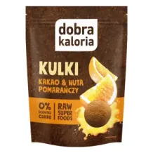 Zdrowa Przekąska Kulki Kakao z Nutą Pomarańczy Daktyle Migdały Orzechy 65g 2497