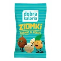 KULKI ZIOMKI ananas & kokos KOMOSA RYŻOWA 24g prosty skład DOBRA KALORIA 2565