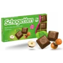 Schogetten CZEKOLADA mleczna z ORZECHAMI 100g 51001