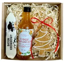 Zestaw świąteczny pod choinkę na prezent syrop baton piernik 74636