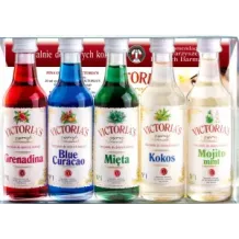 SYROP BARMAŃSKI DO DRINKÓW MIX SMAKÓW 5 x 50 ml 6756