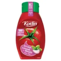 KOTLIN KETCHUP CZOSNEK-BAZYLIA 450G 75