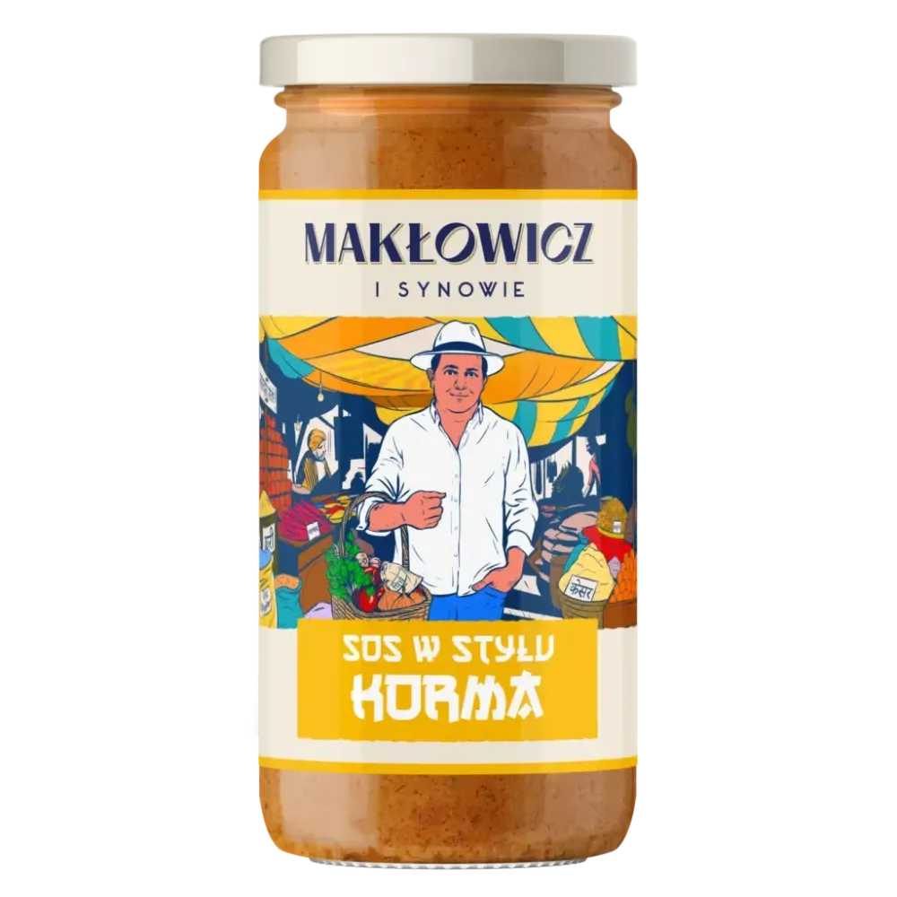 MAKŁOWICZ I SYNOWIE SOS W STYLU KORMA 400G 30725