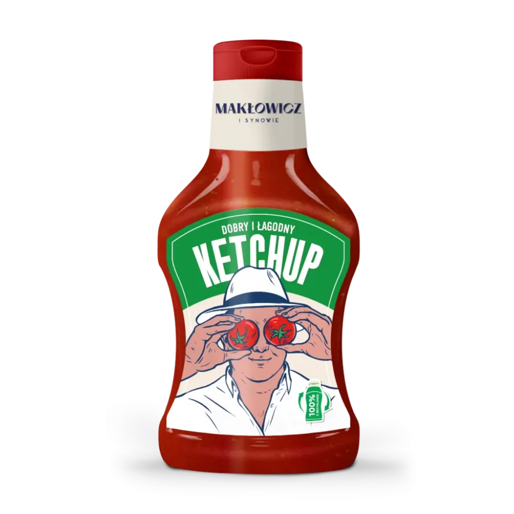 MAKŁOWICZ I SYNOWIE KETCHUP ŁAGODNY 490G 31395