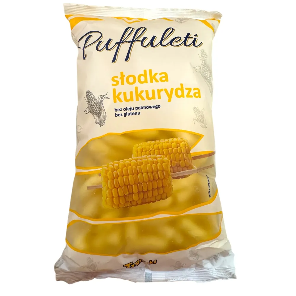 Chrupki kukurydziane PUFFULETI SŁODKA KUKURYDZA 85G