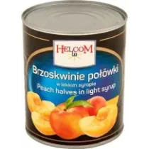 Helcom Brzoskwinie połówki w lekkim syropie 825G