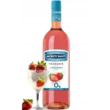 MONTE SANTI Frizzante Strawberry 0% wino bezalkoholowe 750ML