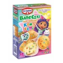 Dr. Oetker Babeczki konfetti smak waniliowy Koci Domek Gabi 300G