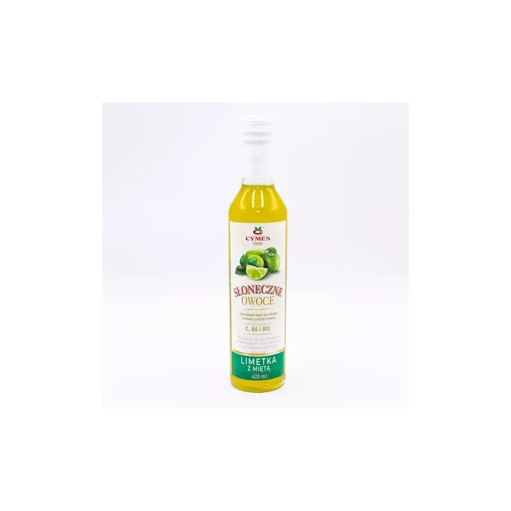 CYMES SŁONECZNE OWOCE 420ML LIMETKA Z MIĘTĄ