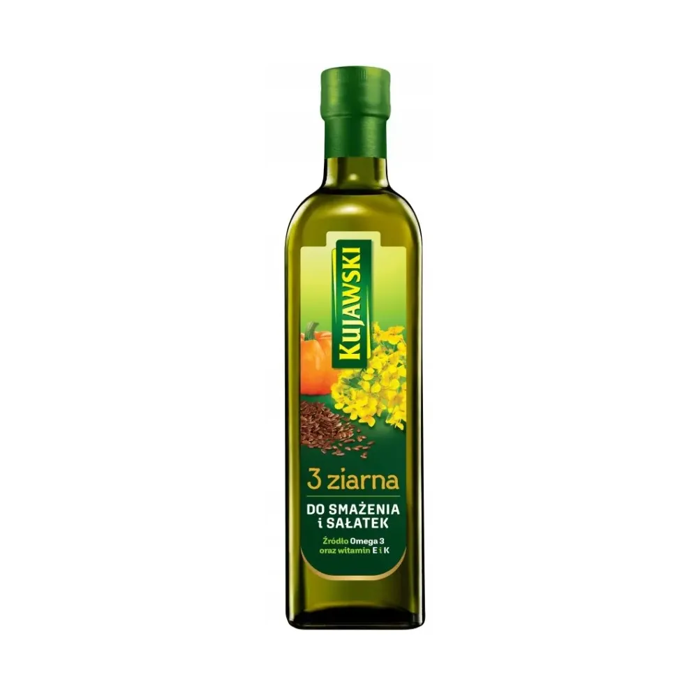 Kujawski 3 ZIARNA Olej Rzepakowy 750ml