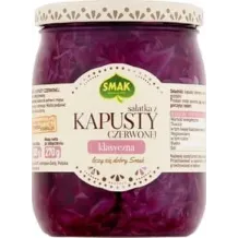 SMAK SAŁATKA  obiadowa Z KAPUSTY CZERWONEJ 500G