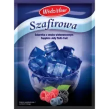 WODZISŁAW GALARETKA SZAFIROWA O SMAKU WIELOOWOCOWYM 71G