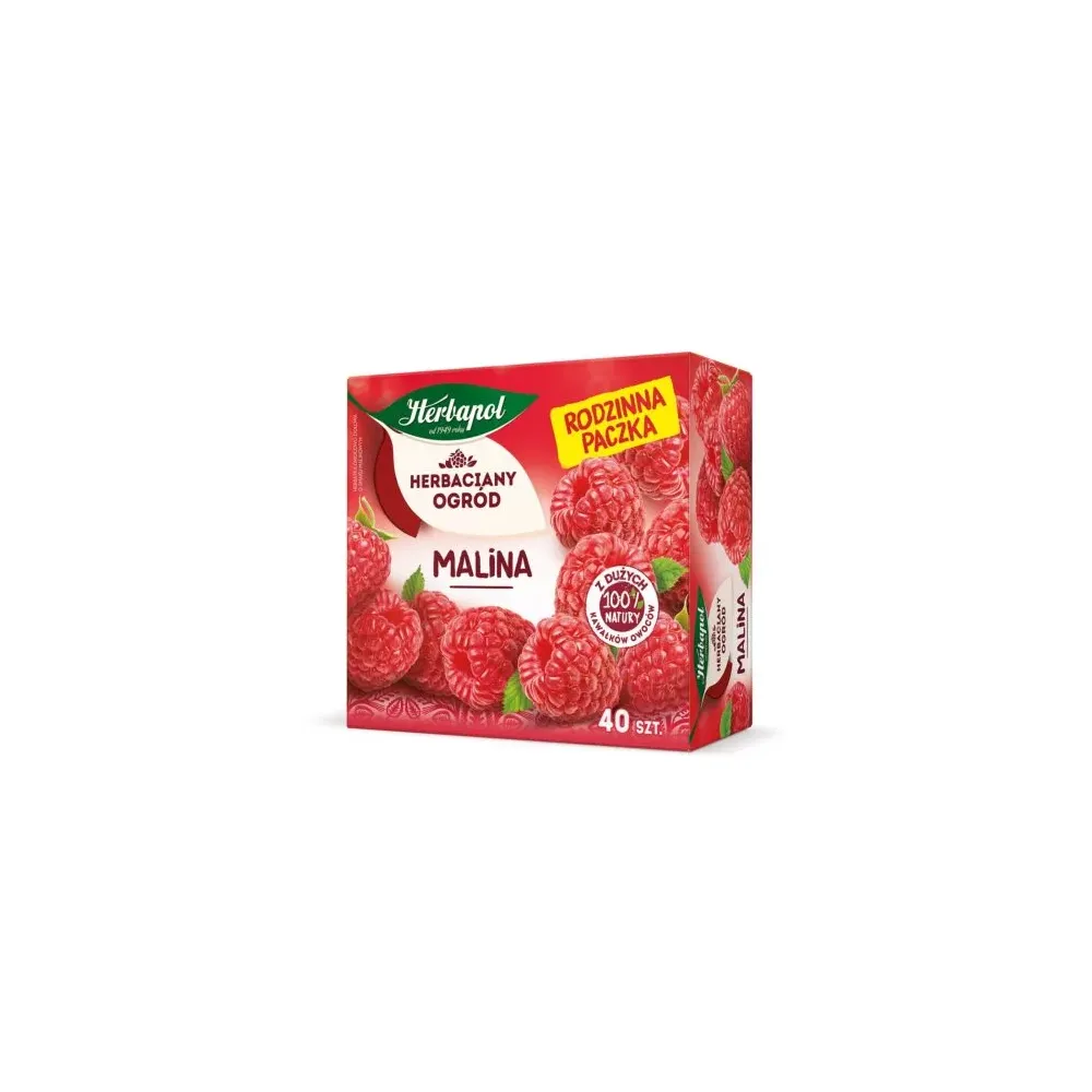 Herbapol Herbaciany Ogród malina Duża Paczka 40x2,7g