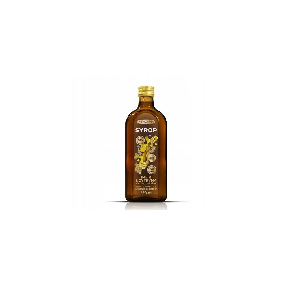 PREMIUM ROSA SYROP 250ML Z IMBIRU Z INULINĄ I MIODEM