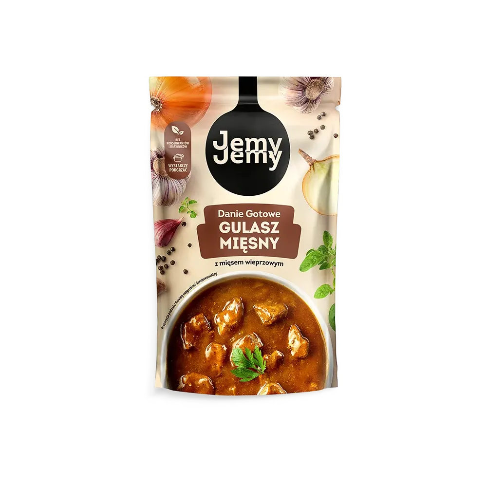 PROFI DANIE GULASZ MIĘSNY Z MIĘSEM WIEPRZOWYM JEMY 360G