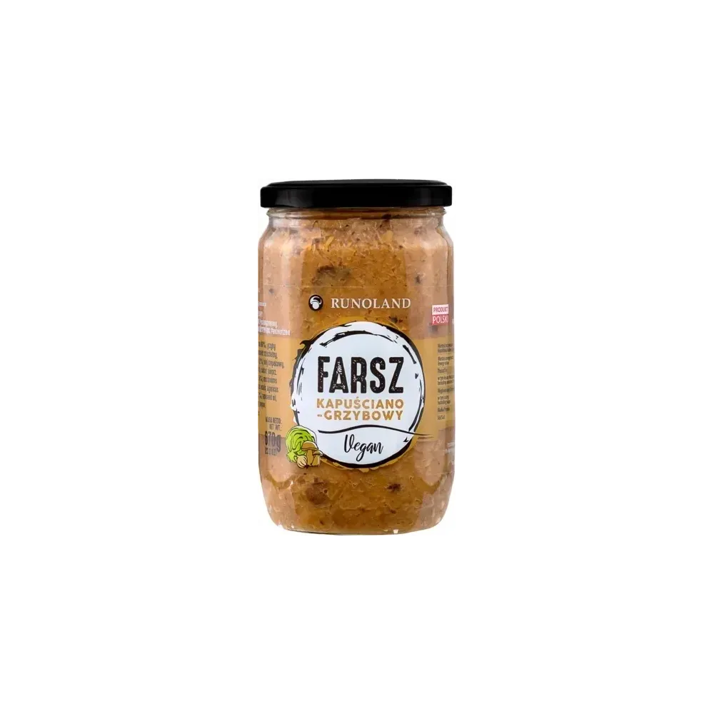 FARSZ KAPUŚCIANO-GRZYBOWY BEZ KONSERWANTÓW RUNOLAND 670G
