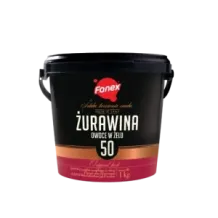 Fanex ŻURAWINA 1 KG owoce w żelu ŻURAWINA wiaderko