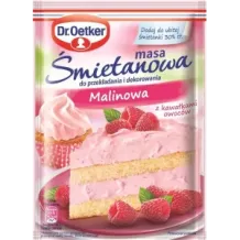 Dr. Oetker Masa śmietanowa Malinowa 86 g