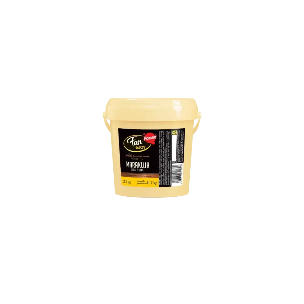 FAN&JOY MARAKUJA KULKI ŻELOWE 1 KG FANEX bubble tea