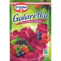 Dr. Oetker Galaretka O Smaku Owoców Leśnych Orzeźwijący Pyszny Deser 72 g