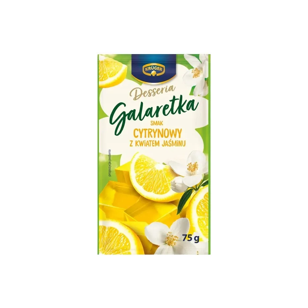 KRUGER Desseria Galaretka smak cytrynowy z kwiatem jaśminu 75 g