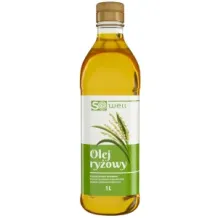 Sowell Olej ryżowy tłoczony z otrąb ryżowych rafinowany 1000ml