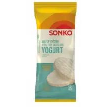 Sonko Wafle ryżowe w polewie jogurtowej 65 g (4 szt)