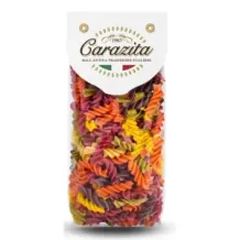 Carazita Włoski kolorowy makaron Fusilli (świderki) 6 smaków 250g