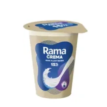 Śmietana Roślinna Wegańska Rama Crema 15% 200 ml Do Zup Ubijania Gotowania