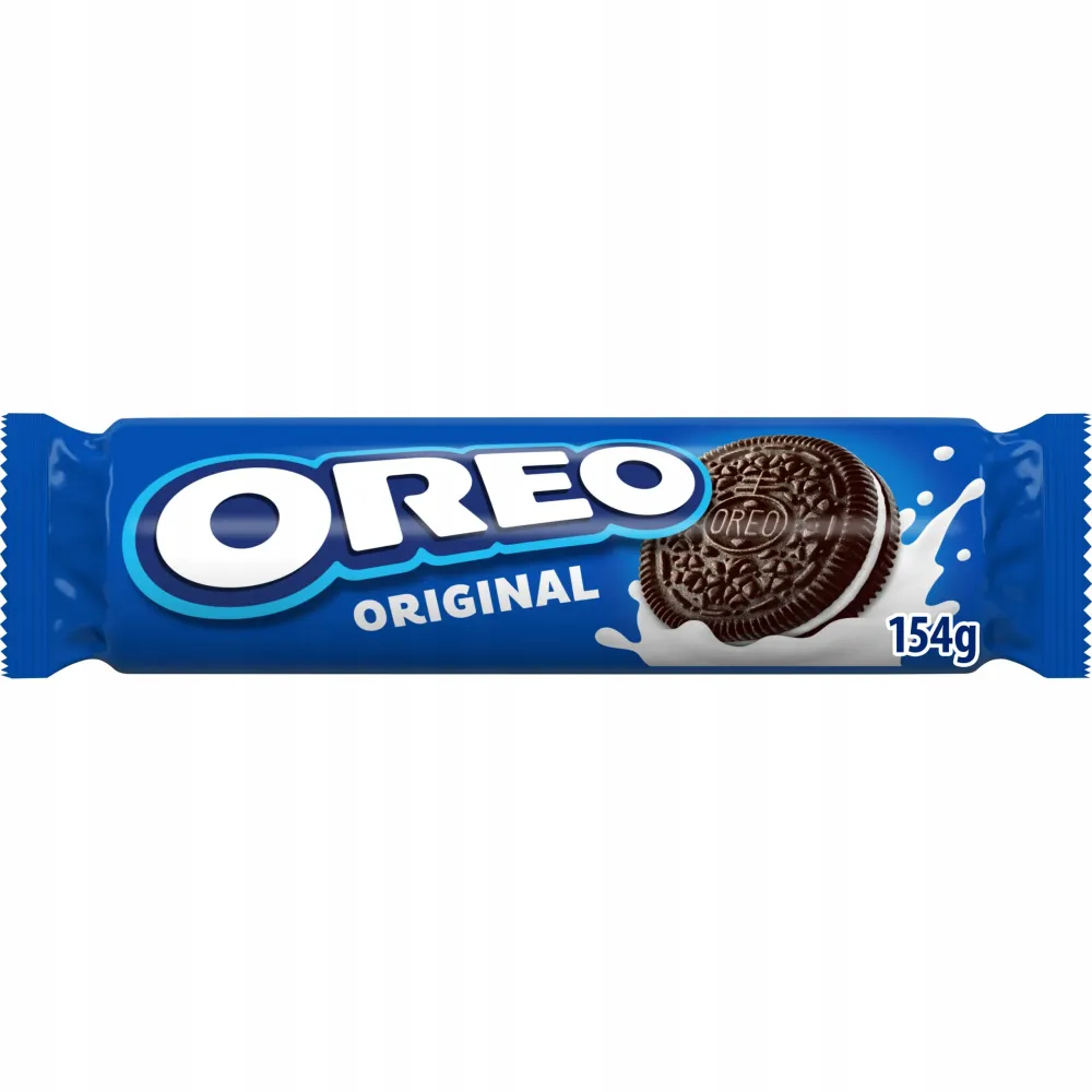 Oreo Original ciastka kakaowe z nadzieniem markizy kruche ciasteczka 154 g