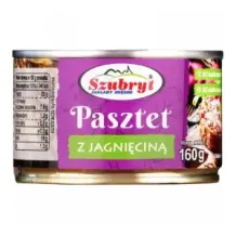 Pasztet z JAGNIĘCINĄ Szubryt 160g