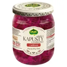 Sałatka z kapusty czerwonej z jabłkiem 500g Smak