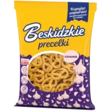 Beskidzkie Precelki z czosnkiem 120g Aksam