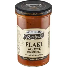 Spichlerz Rusiecki Flaki wołowe po zamojsku, na bulionie wołowym 470g