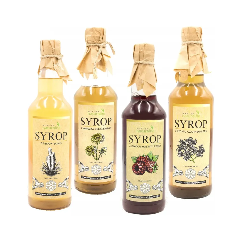 Zestaw syropów Wyroby Naturalne 4x500ml 70201
