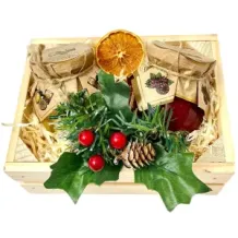 Prezent Zestaw Skrzyneczka ze spiżarni Konfitura Cytrynki Kosz Prezentowy. 73066