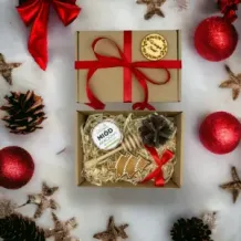 Zestaw prezentowy UPOMINEK piernik miodek łyżka do miodu. 73066