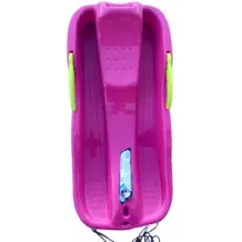 Sanki z hamulcem różowe. 69807