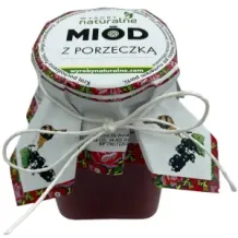 Miód ucierany z porzeczką 230g. 73035