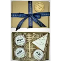 Prezent na święta Mikołajki Pierniczek MIÓD BOX. 73066