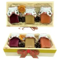 Prezent na święta Mikołajki Miody KREMOWANE mix. 73066