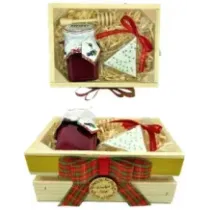 Prezent na święta Mikołajki MIÓD piernik BOX. 73066